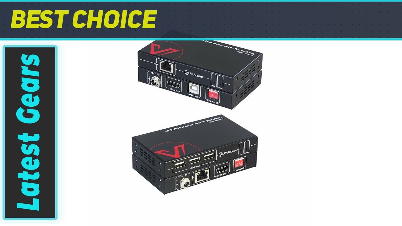 4K HDMI USB KVM Extender: The Best Zero Latency Solution for Remote Control