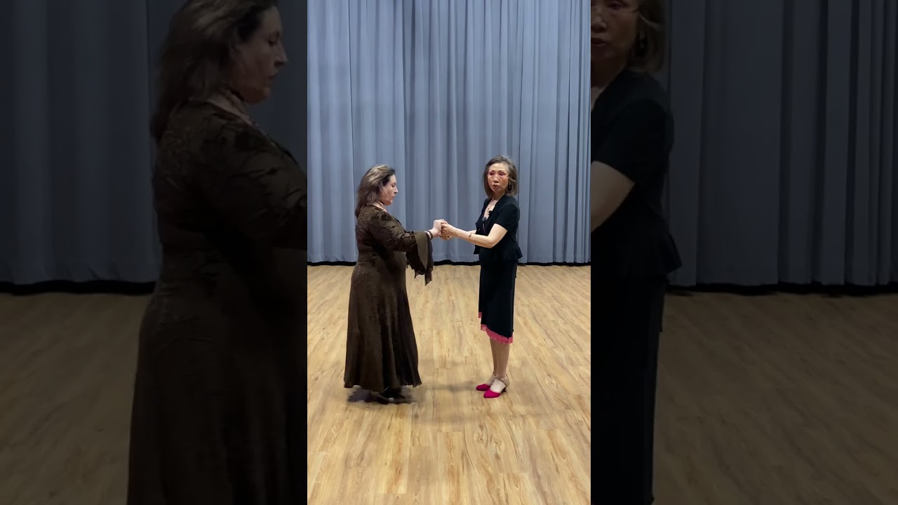 Salsa beginner lesson: Underarm Turn & Free Turn.  Bloomington, MN (Ballroom & Latin Dance Club).