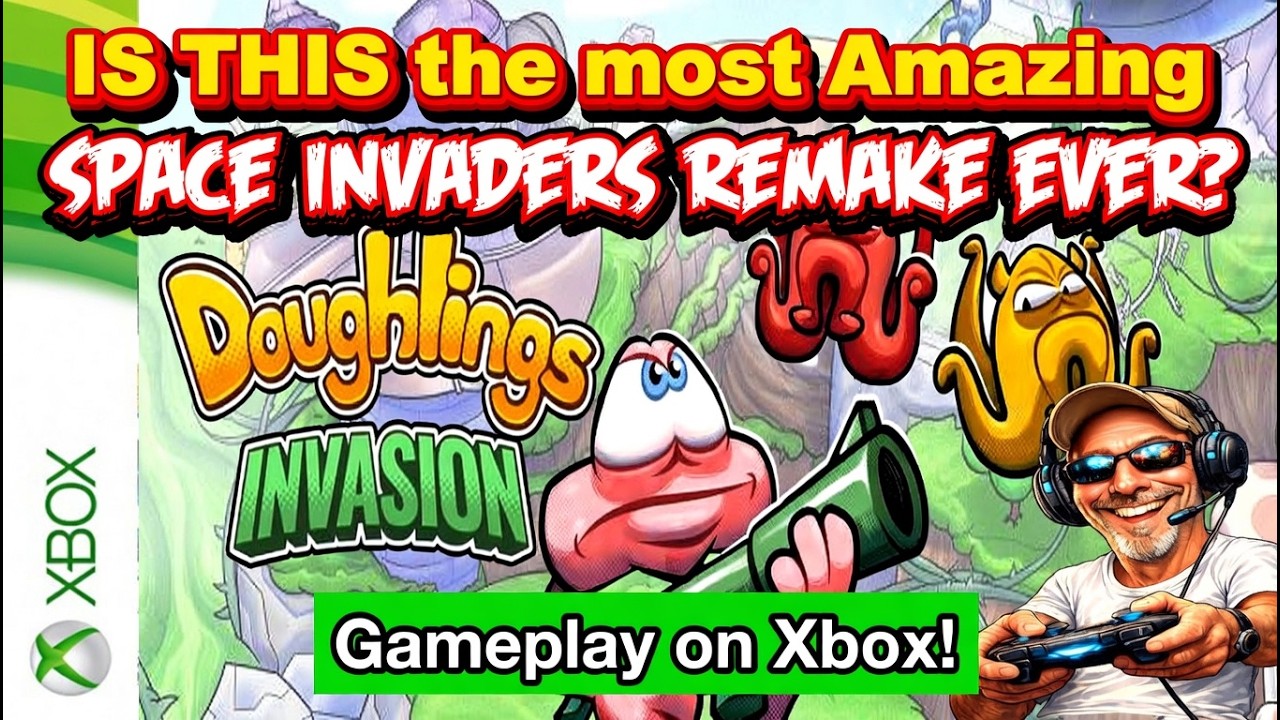 💥Doughlings  Invasion: Is THIS the most Amazing Space Invaders Remake EVER? | Gameplay on Xbox!