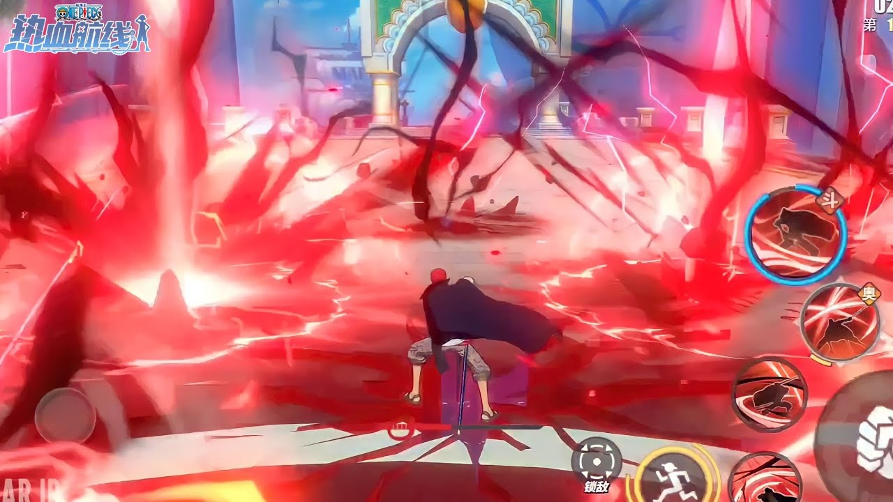 [航海王热血航线]Akagami no Shanks Complete Moveset - One Piece Fighting Path