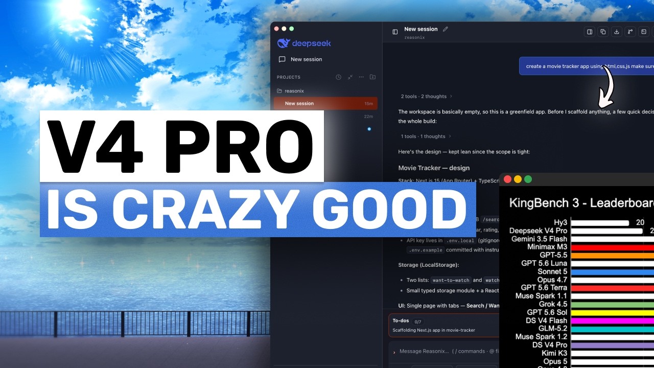 DeepSeek V4 Pro 0813 (полное тестирование): Ладно, это ДЕЙСТВИТЕЛЬНО БЕЗУМИЕ!