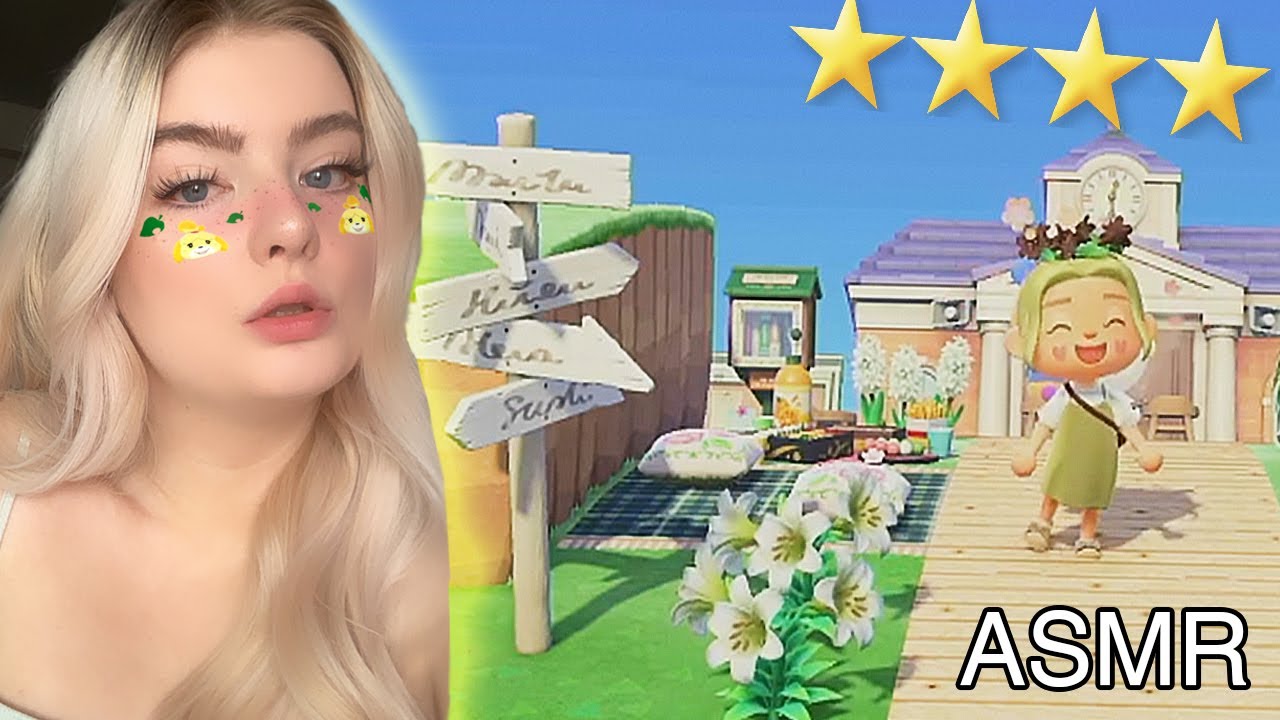 ASMR Animal Crossing Island Tour! 🏝️  (4 stars)