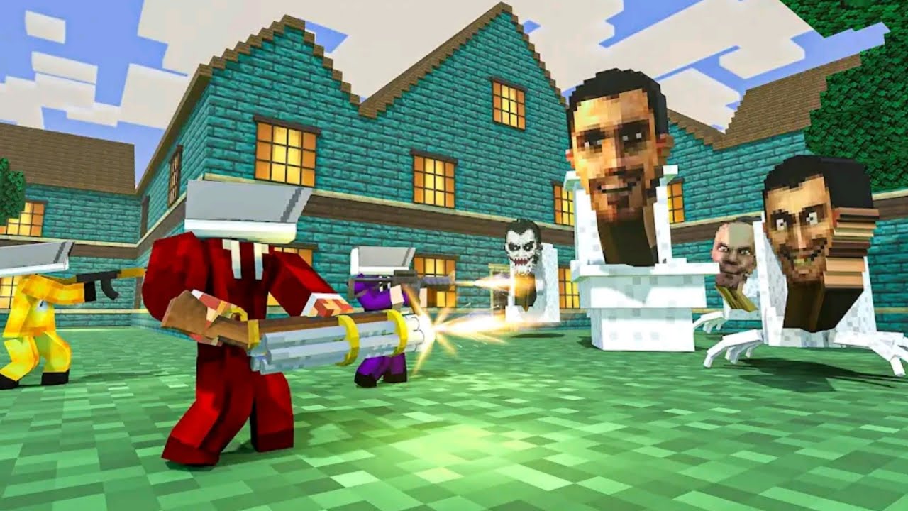 Skibidi Toilet Craft Shooter FPS Battles😱 | Skibidi Game | #skibiditoilet  @DaFuqBoom