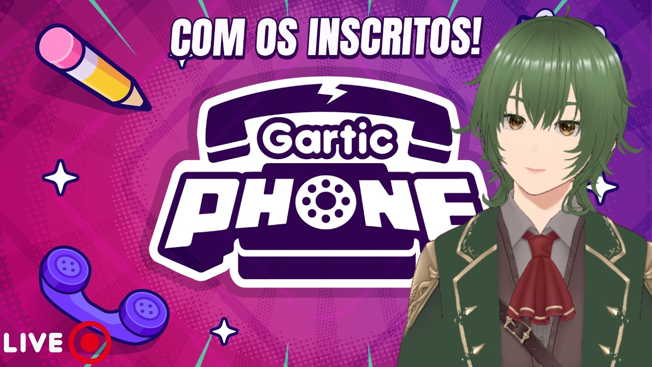 GARTIC PHONE COM OS INSCRITOS AO VIVO!
