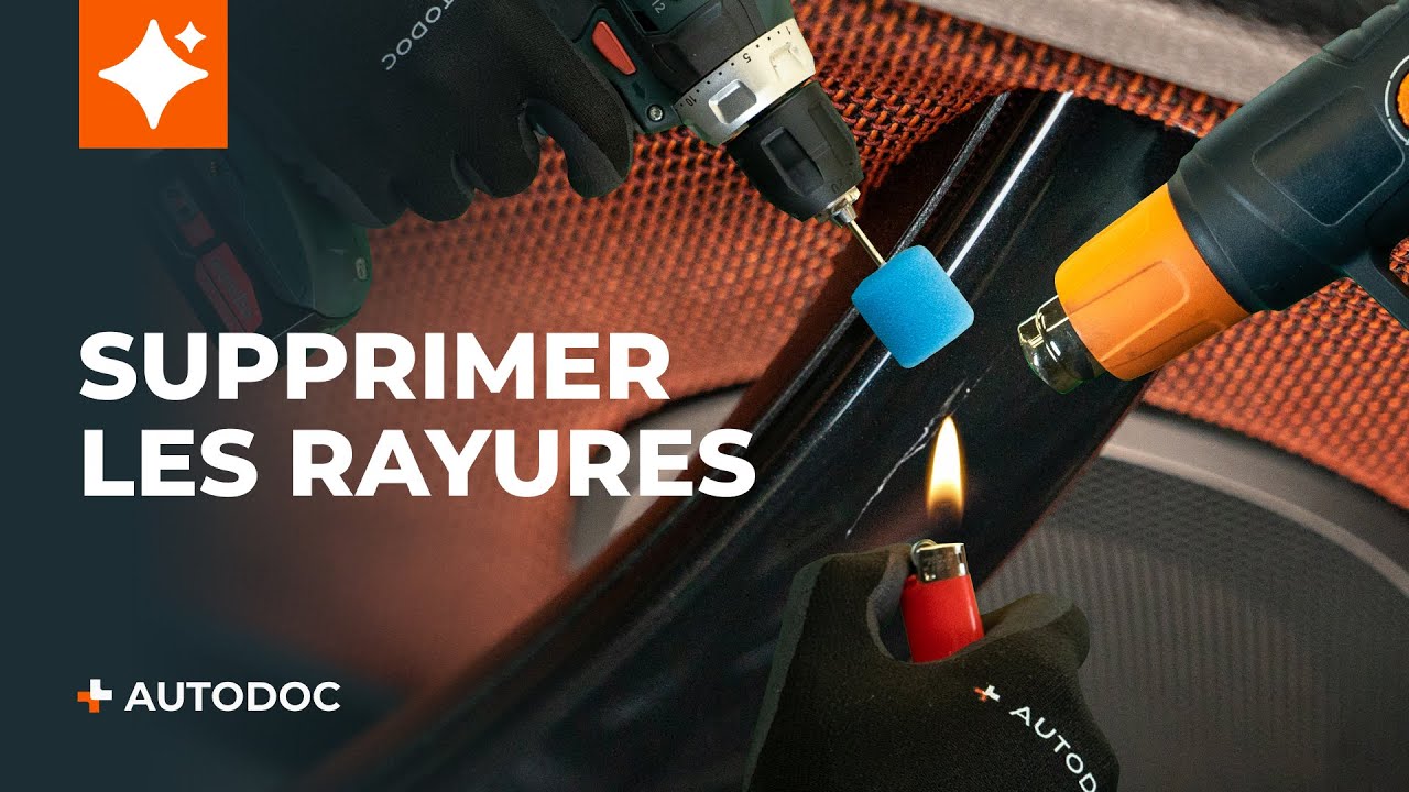 Comment éliminer les rayures sur les surfaces en plastique de la voiture | Les conseils d'AUTODOC