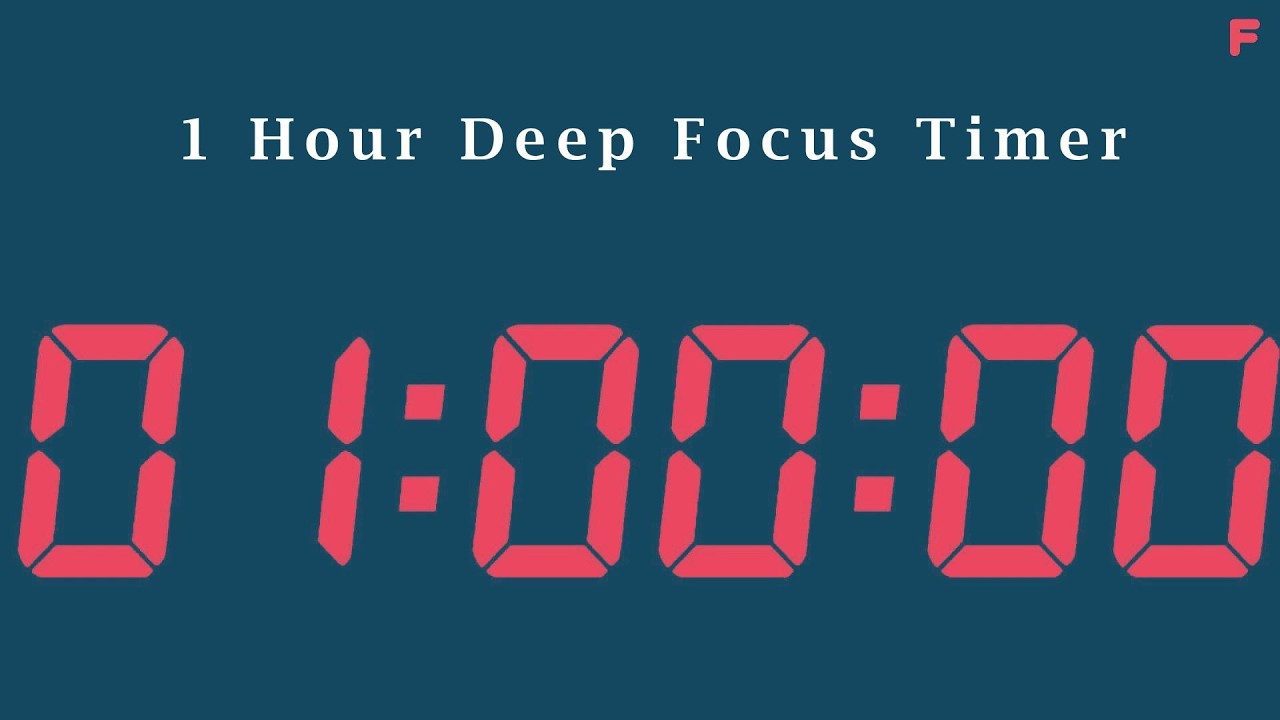 1 Hour Deep Focus Timer