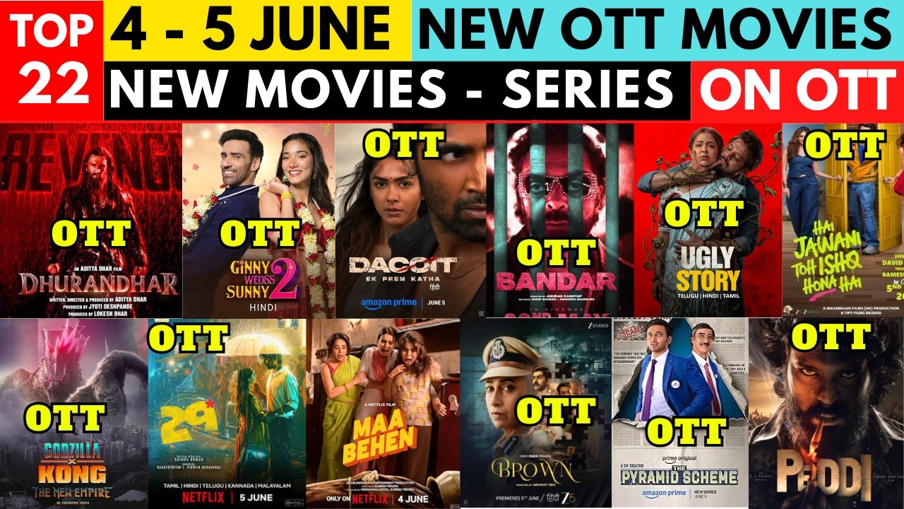 Surprise OTT Release Movies I Toxic Hindi I Dacoit Hindi OTT I Dhurandhar 2 OTT I New on Netflix