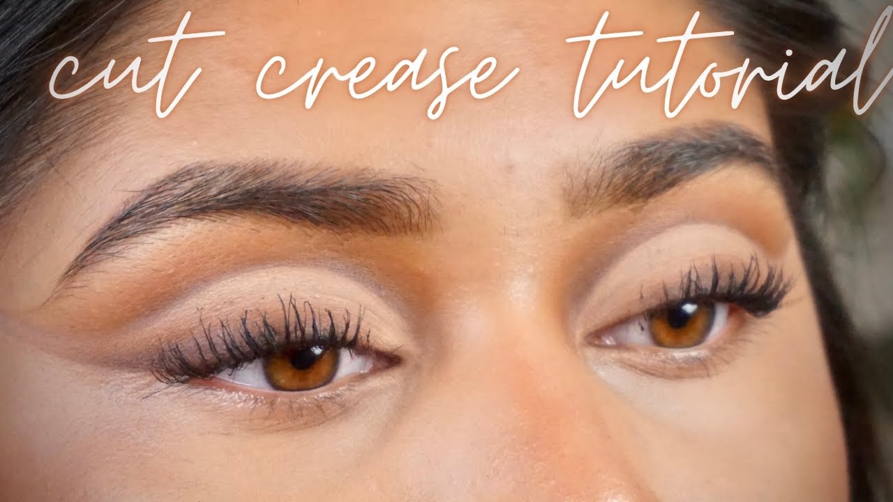 Простой урок по нанесению коричневых теней для век Cut Crease!
