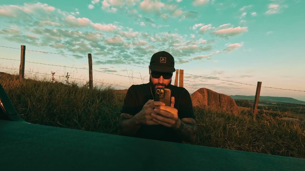 Drone fpv acompanhando Ford Ranger - por do sol - Mirante do Limoeiro
