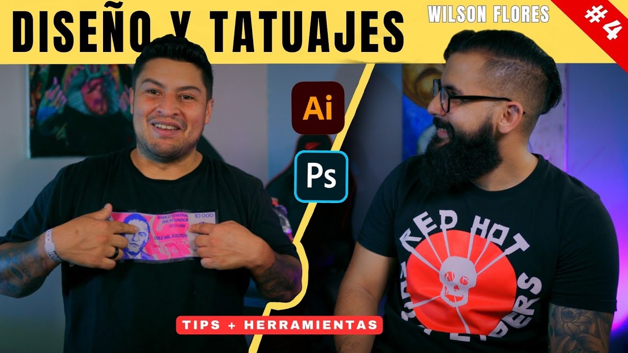 👹Hablemos de TATUAJES👺 - Ep.4- El diseño en el Tatuaje  con Wilson Flores.