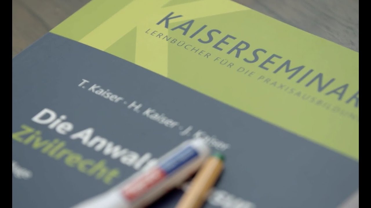 Kaiserseminare: Torsten Kaiser gibt in GvW Crashkurs Lerntipps für das 2. Staatsexamen