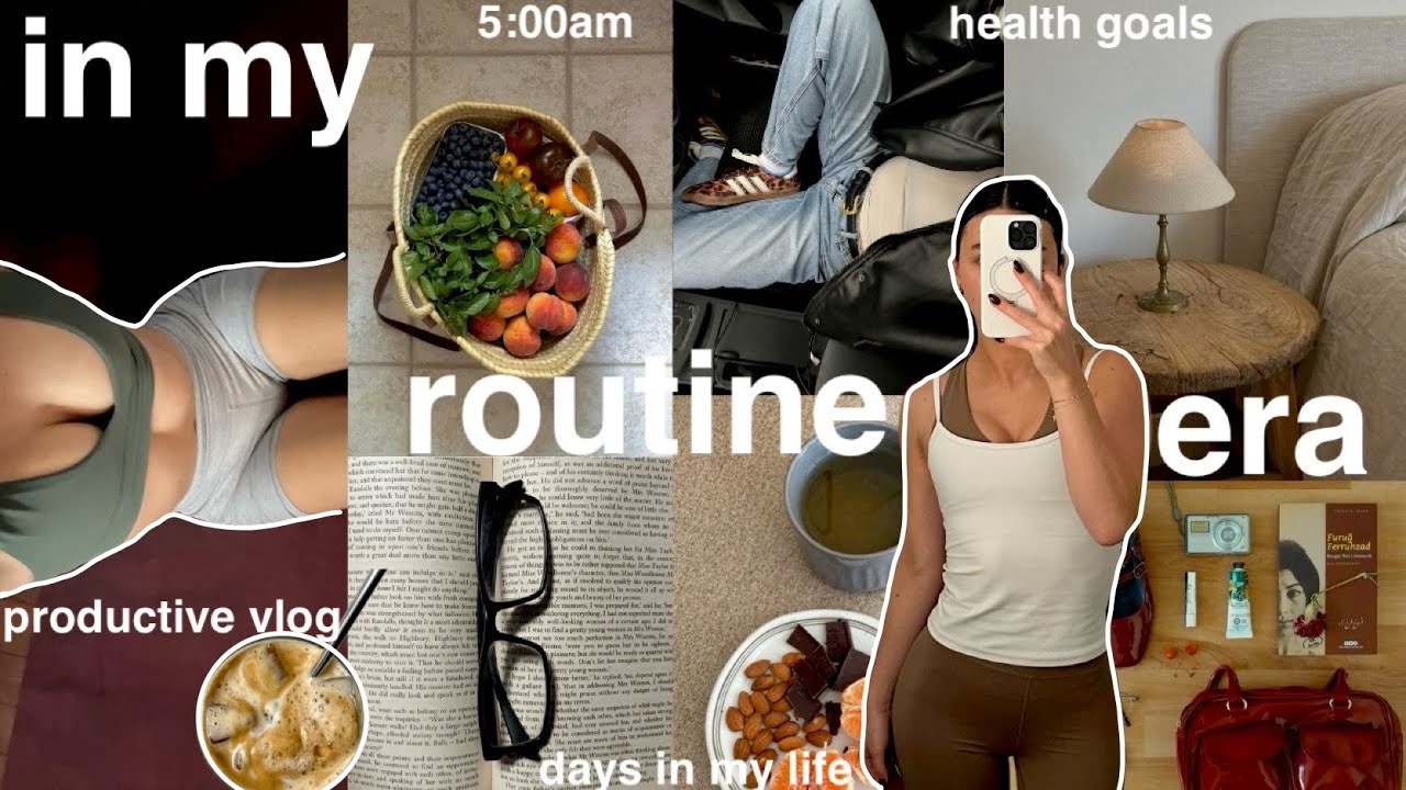 in my ROUTINE ERA🎧 *healthy + productive vlog*  motivating days in my life | long vlog