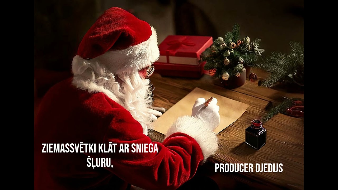 Ziemassvētki klāt ar sniega šļuru,  2026 jaunā producer DJEDIJS