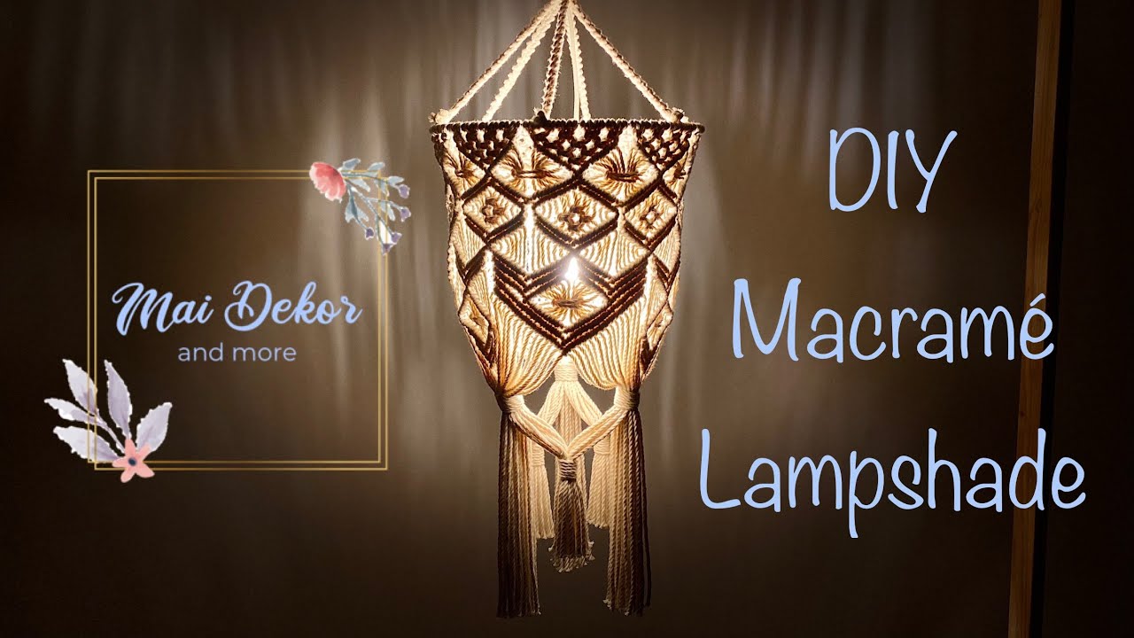 DIY Macramé Lampshade
