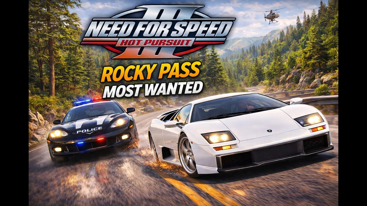 Need for Speed III: Hot Pursuit –Rocky Pass Most Wanted | Retro Gameplay
