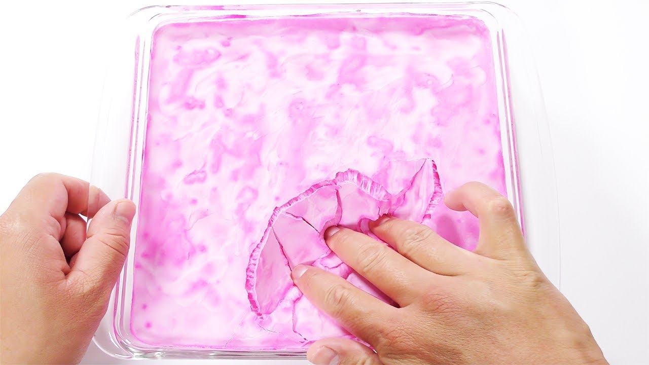 【ASMR】表面バキバキのふわもちスライム【音フェチ】SLIME CLAY CRACKING【SlimeTube】
