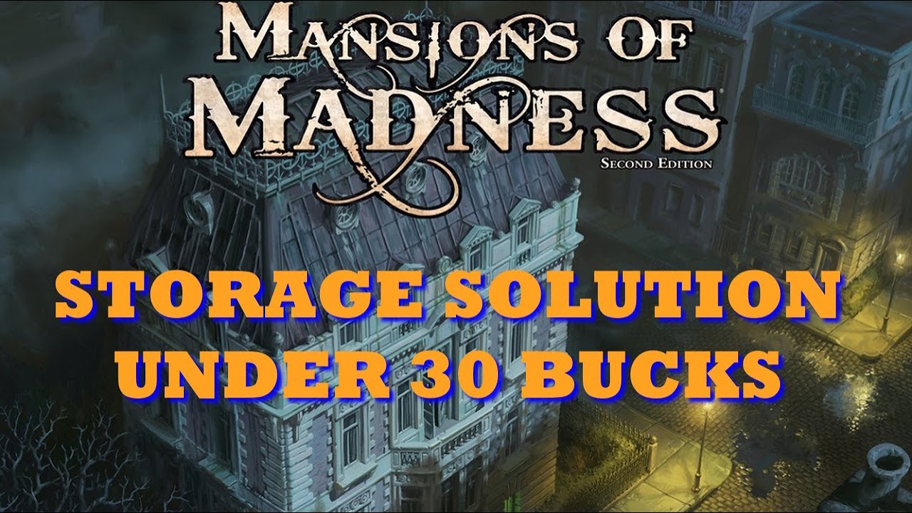 Need a Storage Solution for Mansions of Madness? #mansionsofmadness