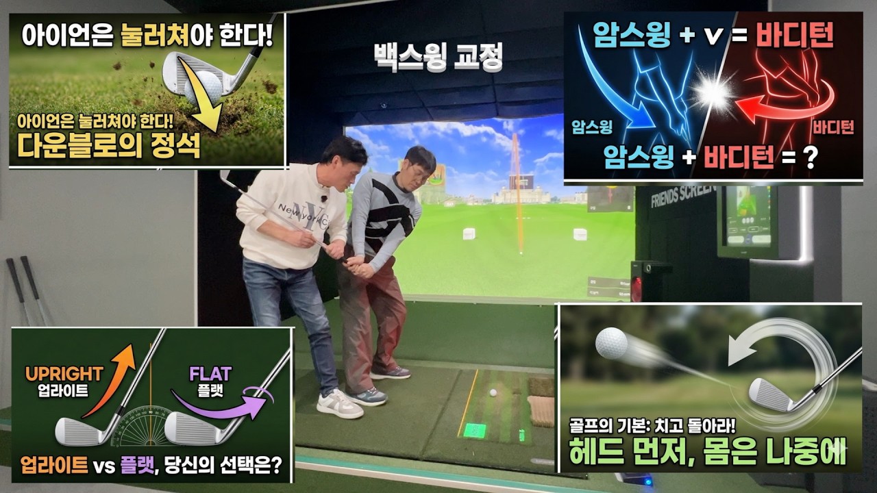 4부 프로들은 무조건 쓴다는 '암스윙+바디턴' 하이브리드 타법 공개, 프로처럼 '눌러치는' 샷의 비밀? 손목 각도가 아니라 '회전'