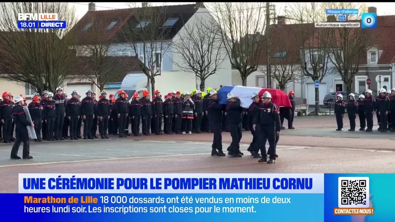 Mathieu Cornu, élevé au grade de sergent à titre posthume lors d'une cérémonie ce mardi.
