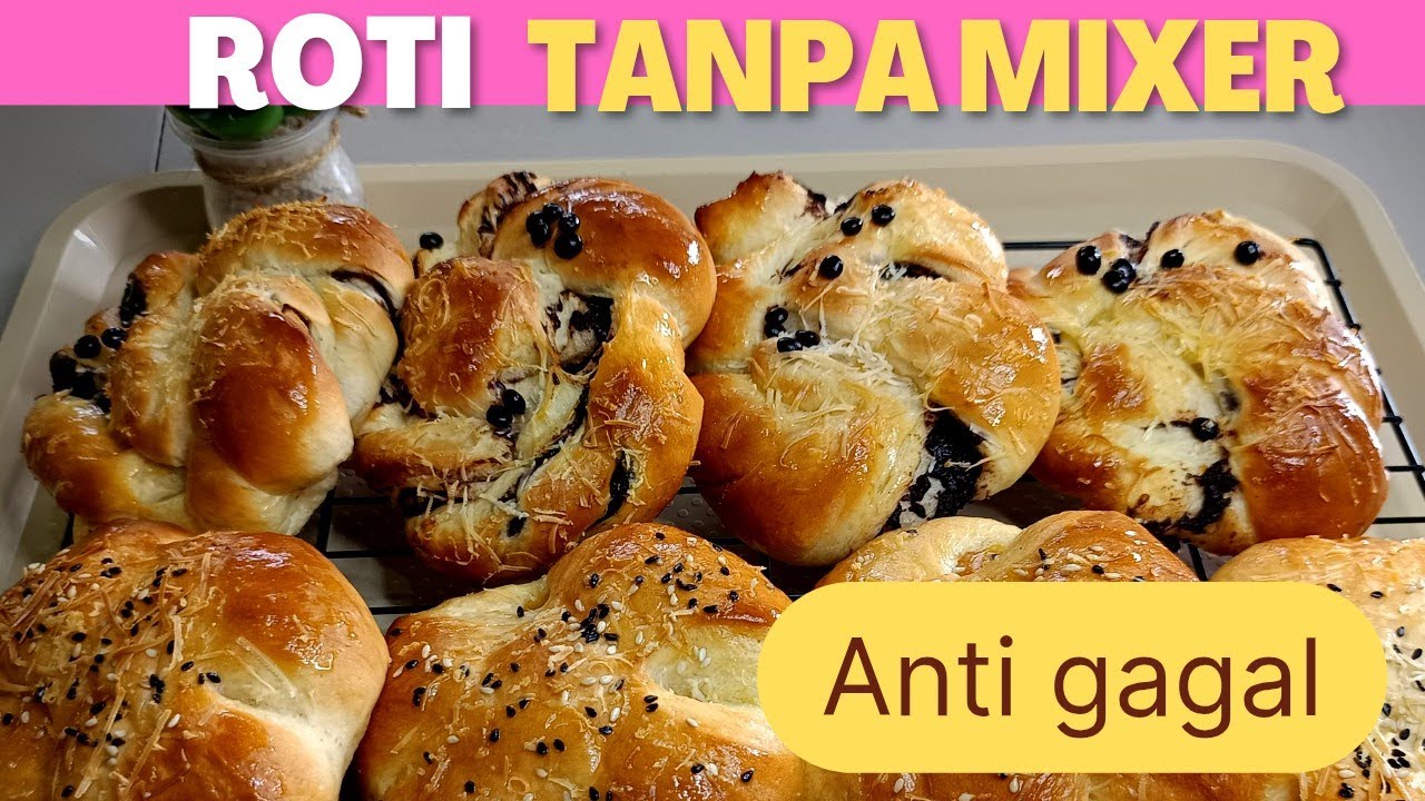 Tanpa mixer || roti lembut dan anti gagal#baking #rotisobeklembut#resepmurah #cooking #rasacoklat 