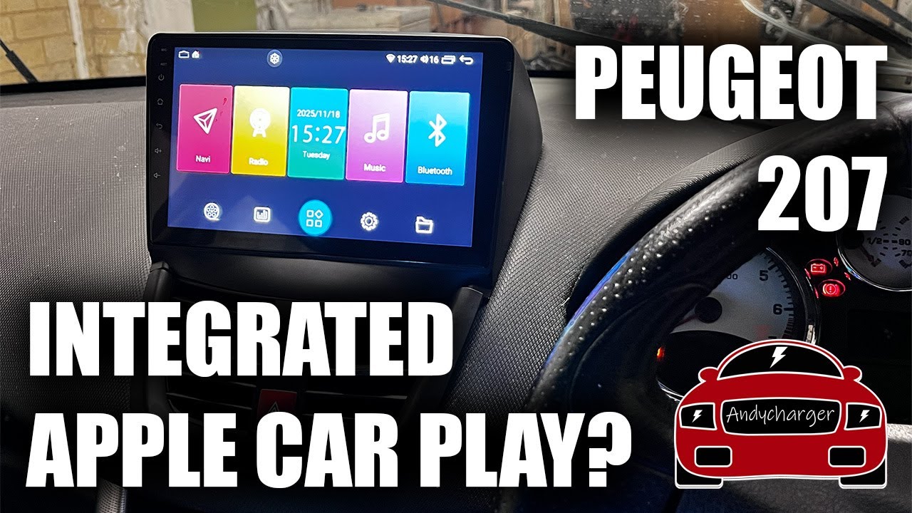 Как установить Apple CarPlay в Peugeot 207 | Простое руководство по обновлению головного устройст...