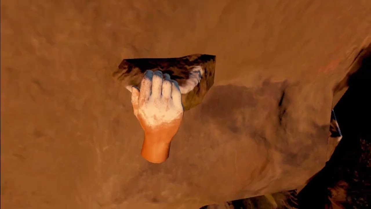 Mountain climbing in VR meta quest3