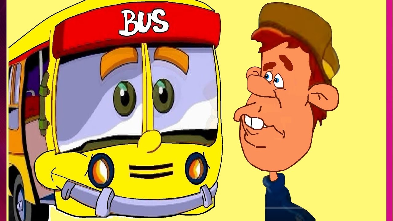 The Wheels on the Bus - With Lyrics - Nursery Rhymes - original