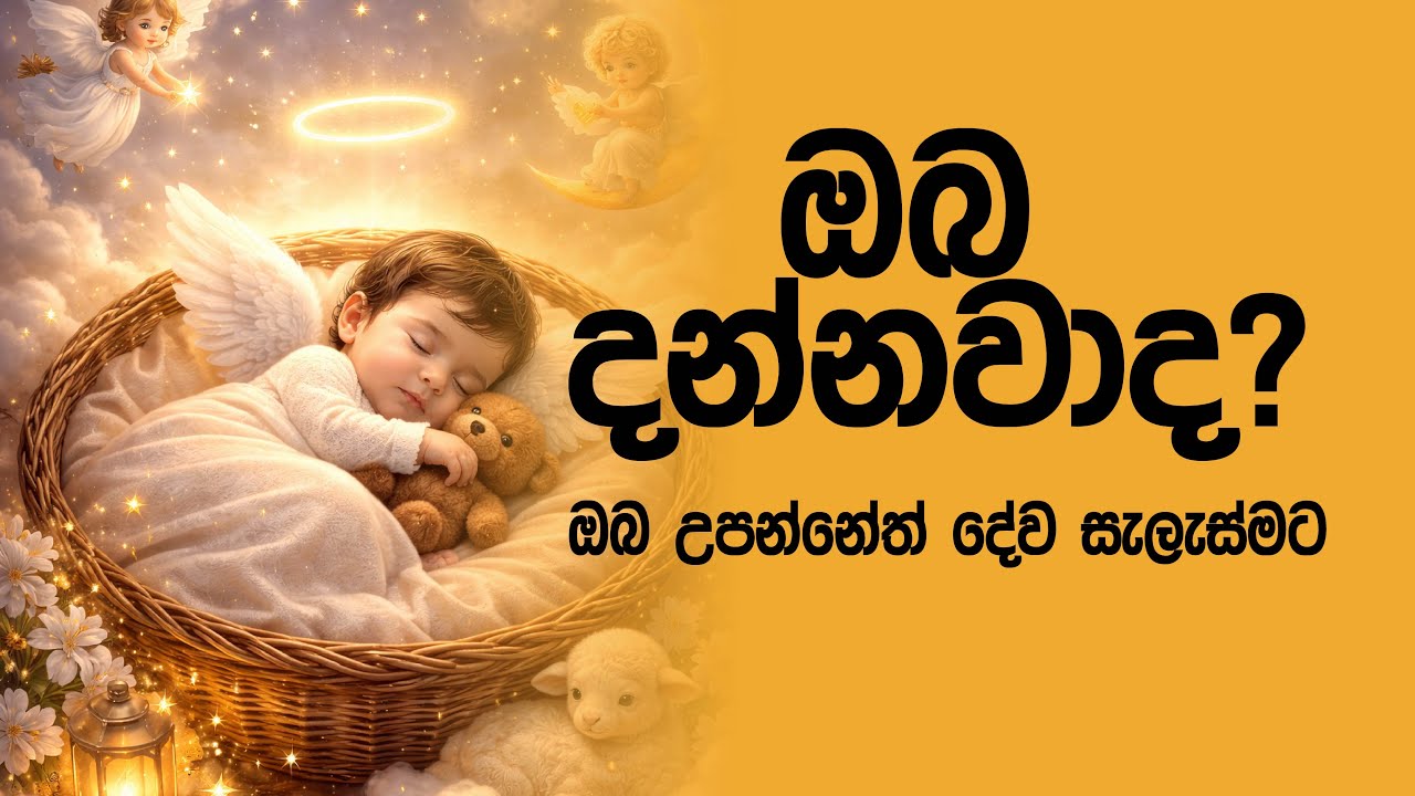 ඔබ උපන්නේත් දේව සැලැස්මට දන්නවාද ? #voiceofyesus  #bible #prayer #jesus