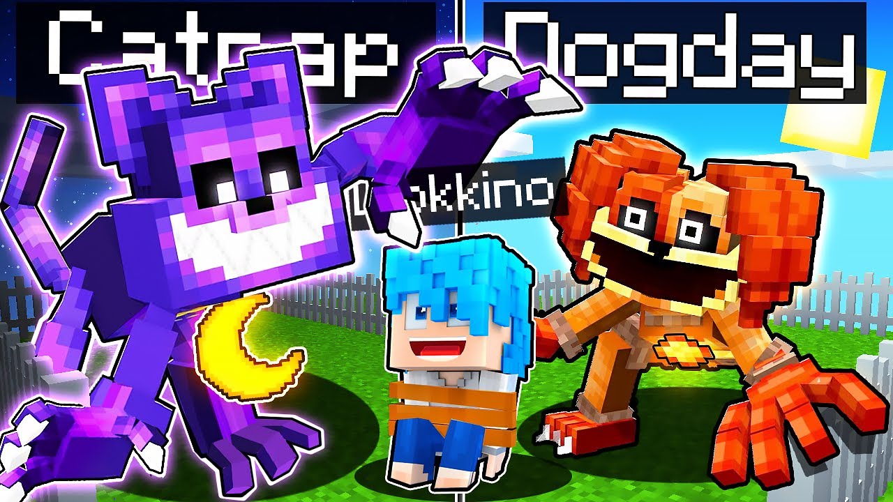 CASA DOGDAY di LOKKINO contro CASA CATNAP di LOKKI su MINECRAFT ITA!!