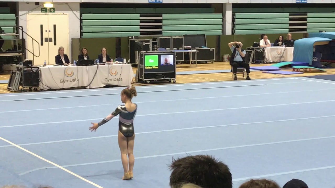 DAISY WISE TOLWORTH GYMNASTICS CLUB 2018 GRADES COMPULSORY 4 AA GOLD FLOOR 4TH