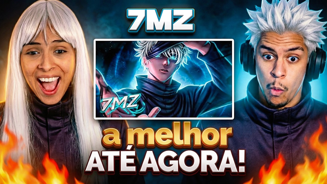 7 MINUTOZ ft. HENRIQUE MENDONÇA: SATORU GOJO | [Casal Jounin React] 🔥