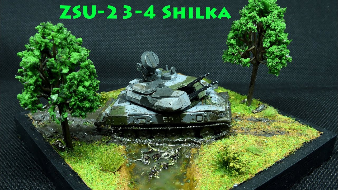 ZVEZDA ZSU-23-4 Shilka 1/100 Diorama [Build Review]