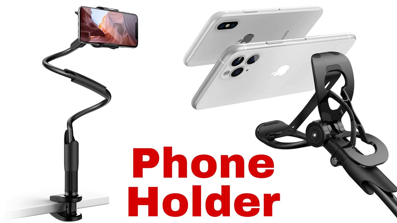 Flexible Phone Holder Clamp Mount Review From Amazon | The Perfect Phone Holder