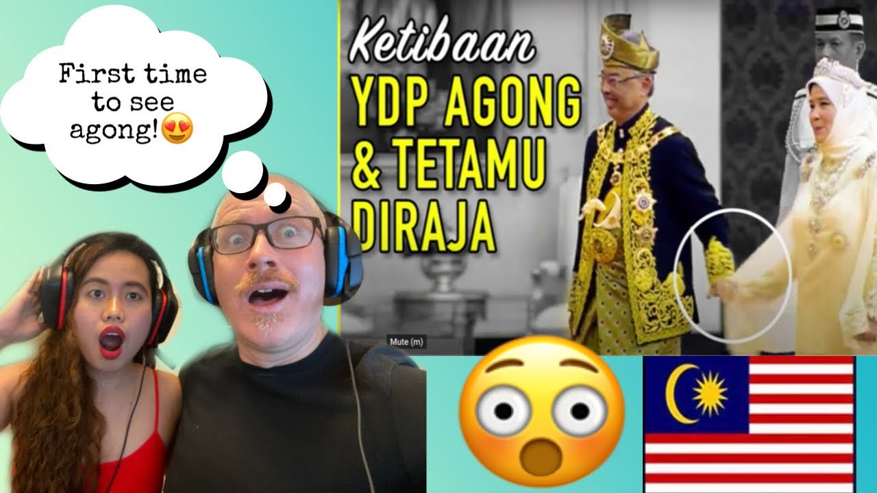 FILIPINA DANISH REACTION | ISTIADAT PERTABALAN YANG DI PERTUAN AGONG KE 16 🇲🇾