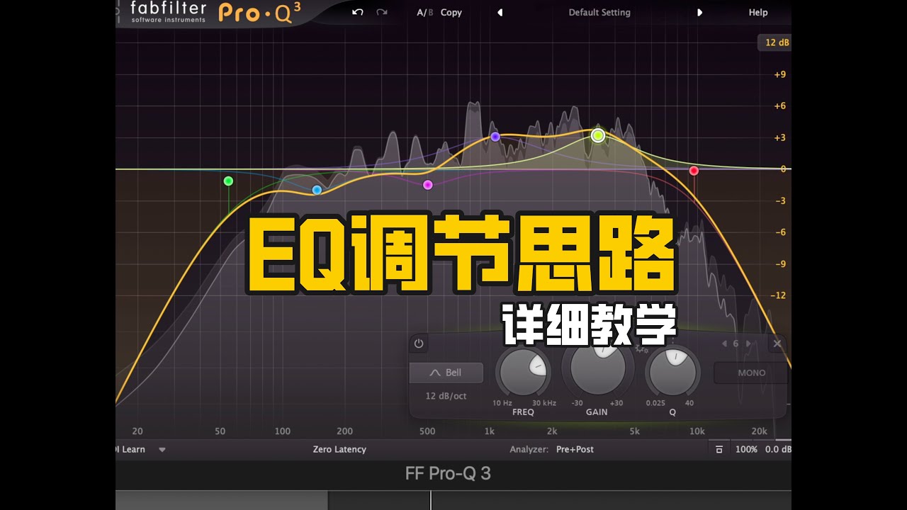 如何用EQ均衡器让电吉他音色变好听？最详细的EQ调节教学来了！