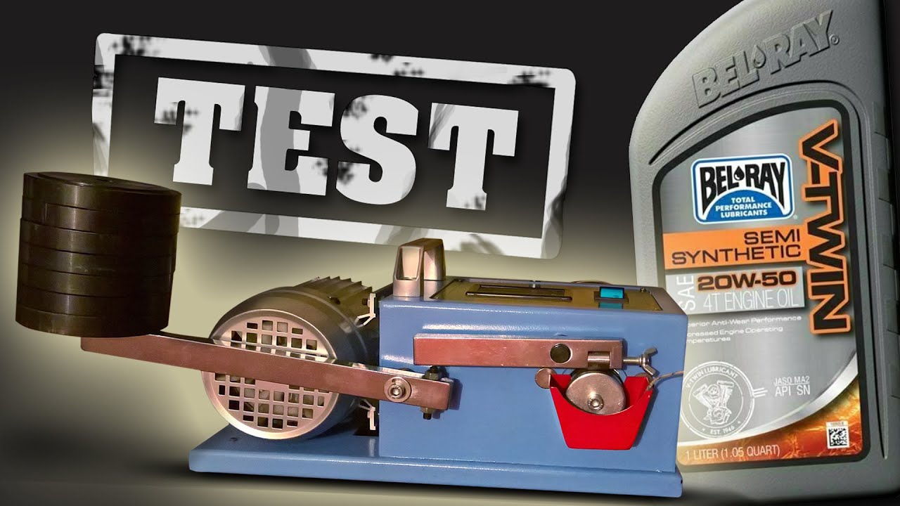 Bel-Ray V-Twin 20W50 Engine Oil Test Piotr Tester