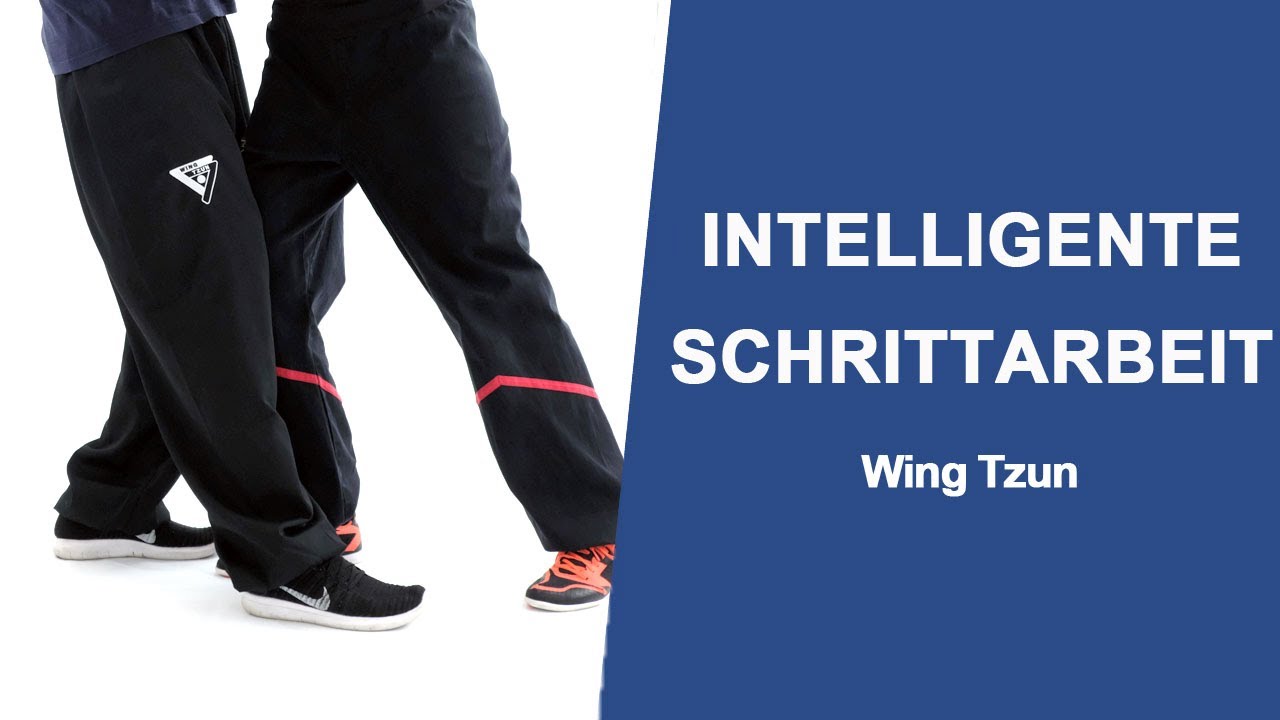 Wing Tzun intelligente Schrittarbeit um harten Schlägen auszuweichen!