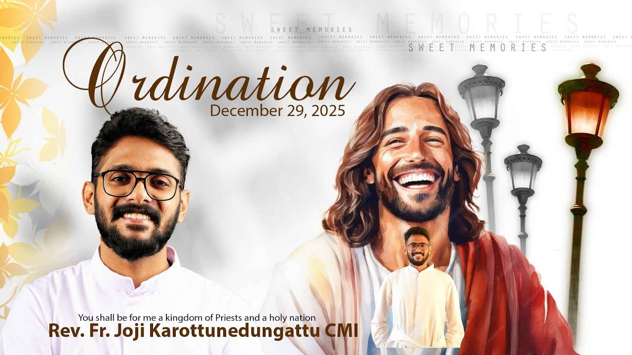 Ordination Live I Dn. Joji Karottunedungattu CMI