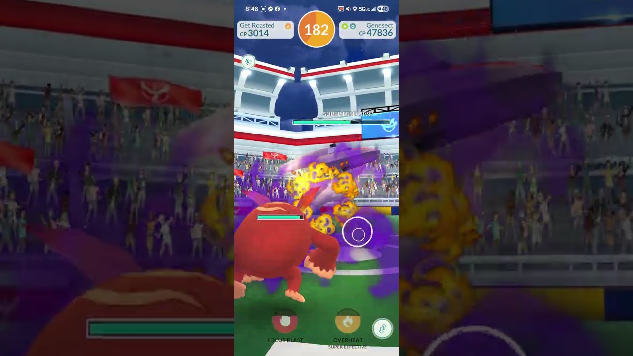 Pokemon Go: Nail Biting Solo, Genesect Solo No Weather Boost (Metal Claw Magnet Bomb) 