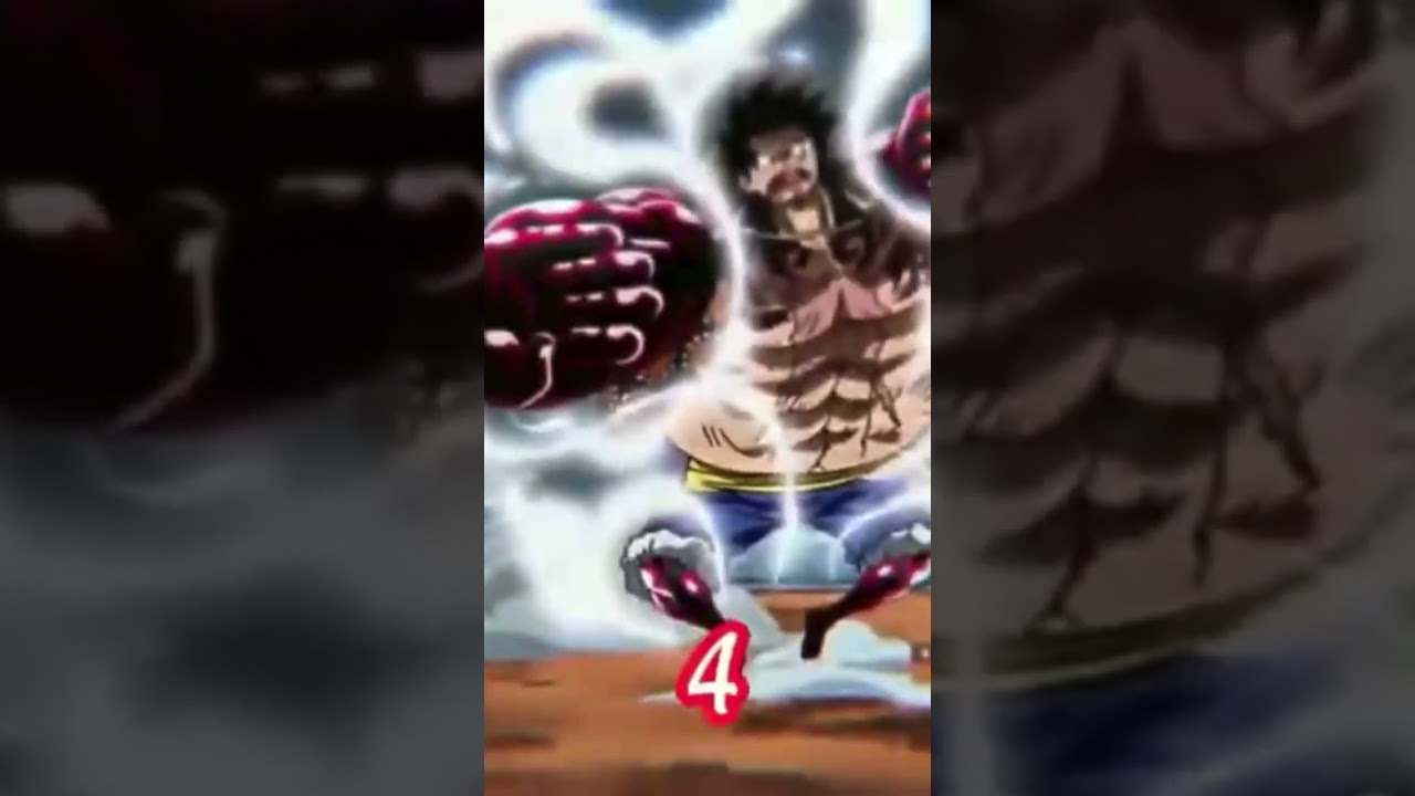 Luffy evolution gear 1 2 3 4 5