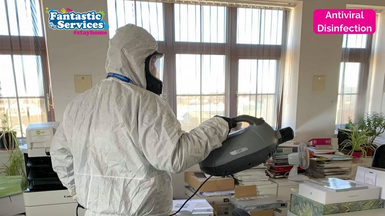 Antiviral Disinfection by Fantastic Services #stayhome