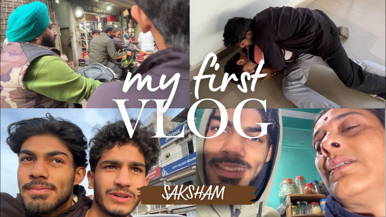 Dost hua gf ke Piche Pagal😂 .First vlog @saksham2815v 