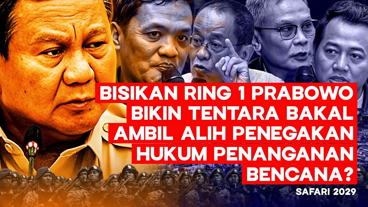 Bisikan Ring 1 Prabowo Bikin Tentara Bakal Ambil Alih Penegakan Hukum Penanganan Bencana?