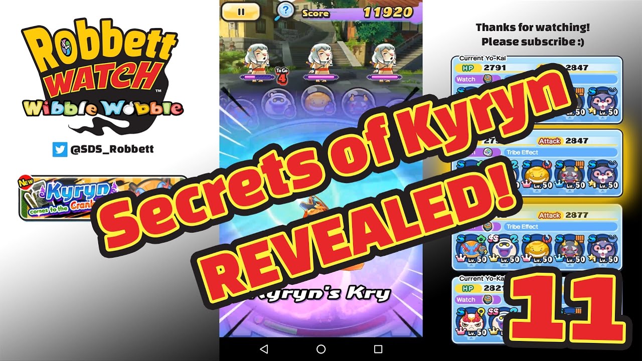 Robbett Watch #11: Secrets of Kyryn Revealed! Yo-Kai Watch Wibble Wobble