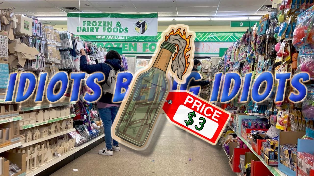 We Made a Molotov Cocktail in Dollar Tree?! | Idiots Being Idiots Vlog #1