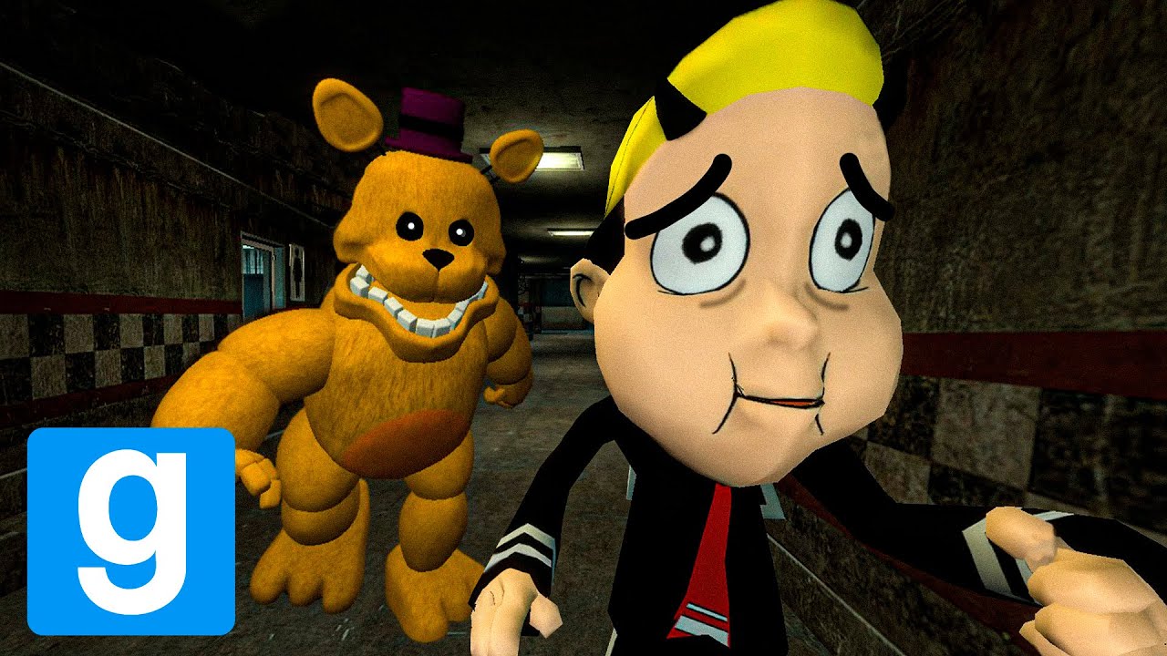 El Fredbear Corredor en GMOD es imposible y ahora estoy traumado de por vida😭😥