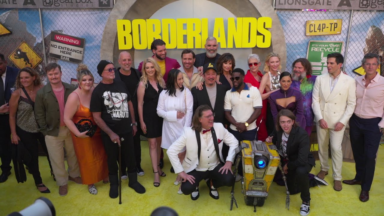 BORDERLANDS premiere Cate Blanchett, Kevin Hart, Jamie Lee Curtis, Jack Black - August 6, 2024 4K