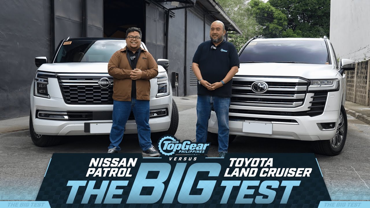Nissan Patrol vs. Toyota Land Cruiser: Full-size SUV Big Test | Top Gear PH