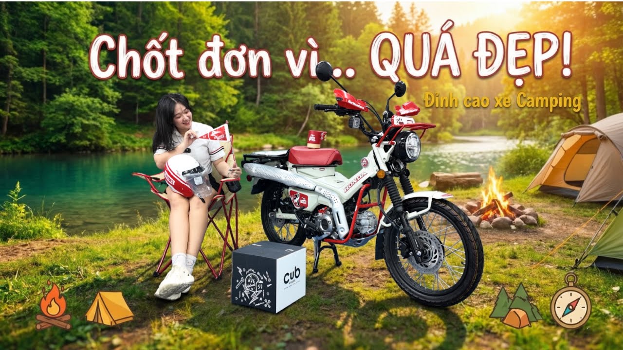 CT125 CHUMS Bản Đặc Biệt – Phượt Càng Xa, Quà Tặng Càng Chất (5 Món VIP) Đã Sẵn Tại Cub Shop