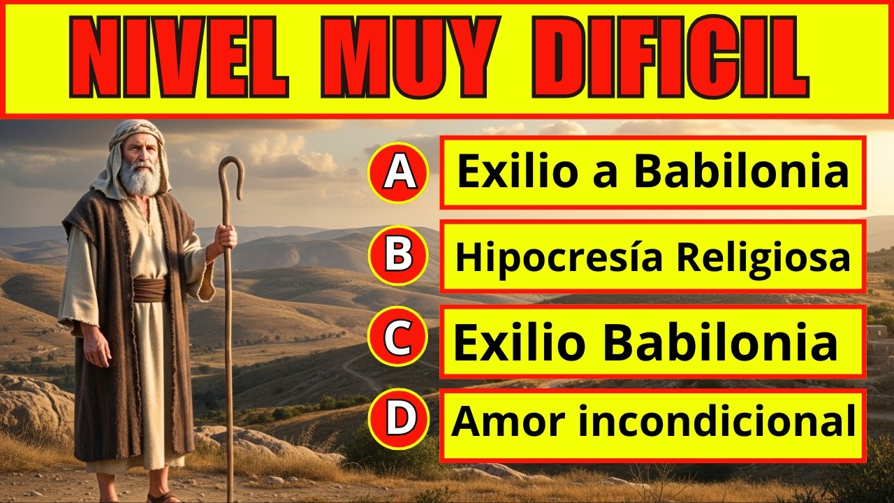 50 PREGUNTAS SOBRE EL PROFETA AMÓS/ Reto Biblico Divertido